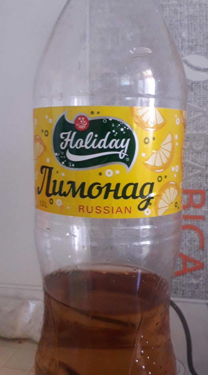 Фото - напиток безалкогольный сильногазированный лимонад Holiday