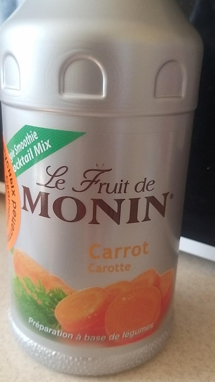 Фото - фруктовый сироп морковьLe Fruit de MONIN