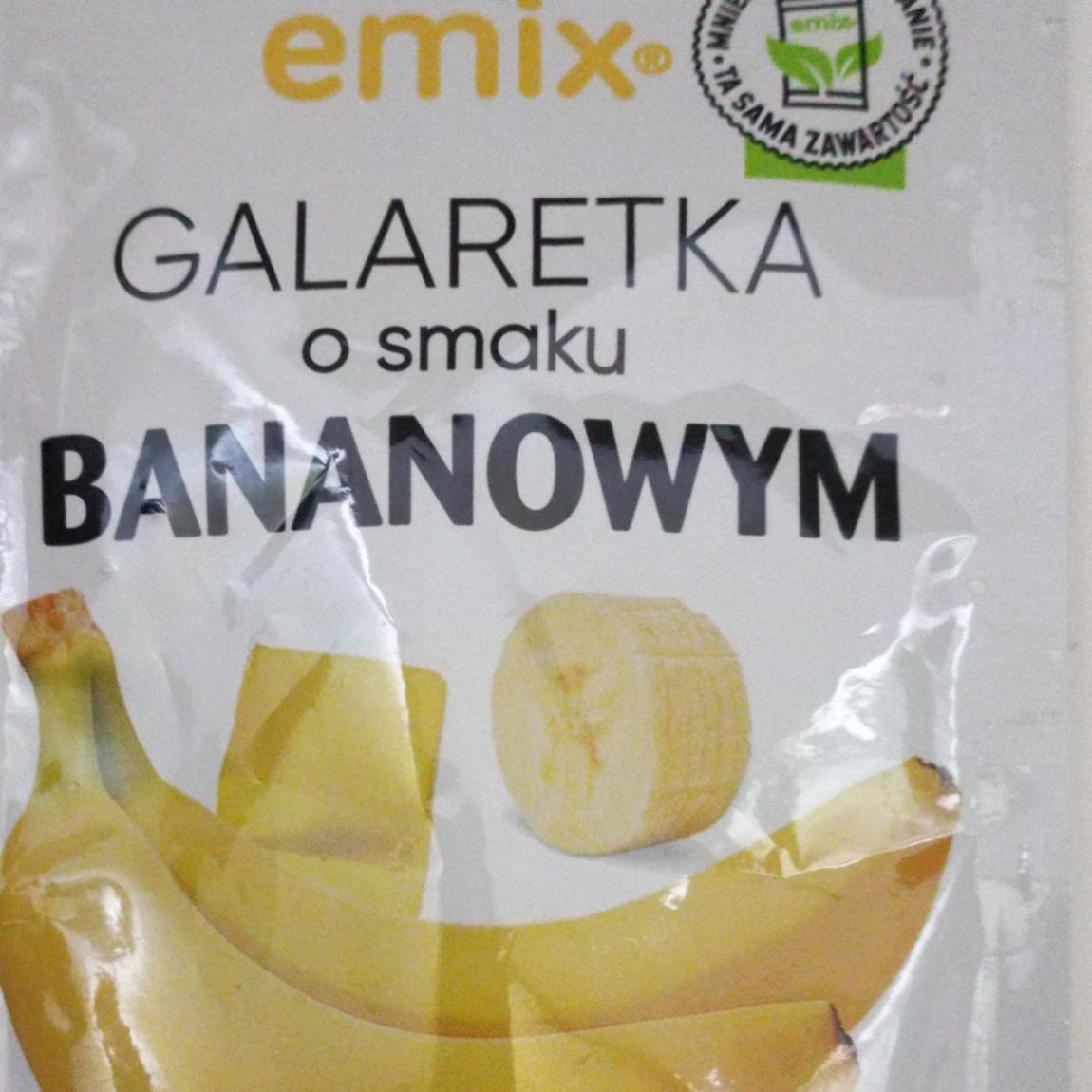Фото - Желе со вкусом банана Galaretka Emix