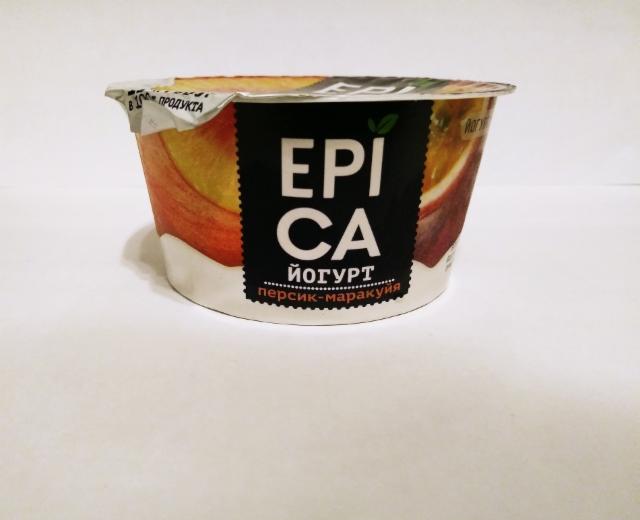 Фото - йогурт 4.8% персик-маракуйя Epica Эпика