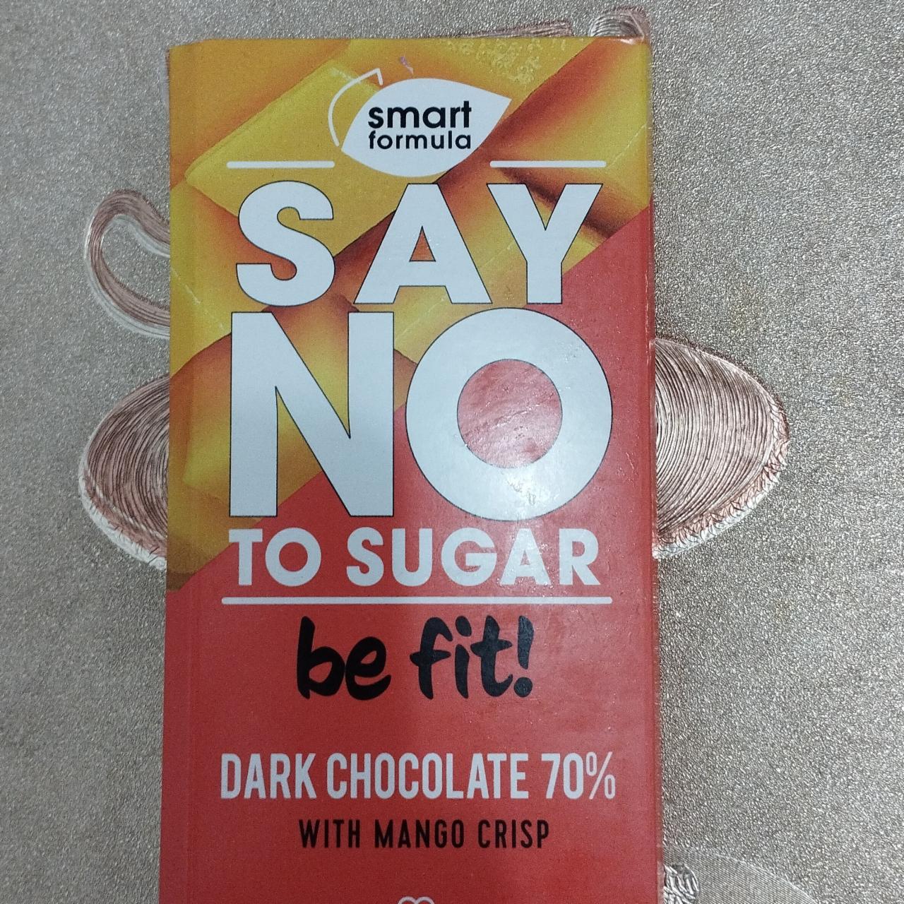 Фото - Say No to the sugar be fit шоколад без сахара с манго Smart Formula