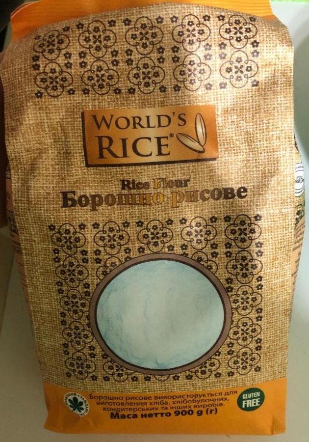 Фото - Мука рисовая World's rise