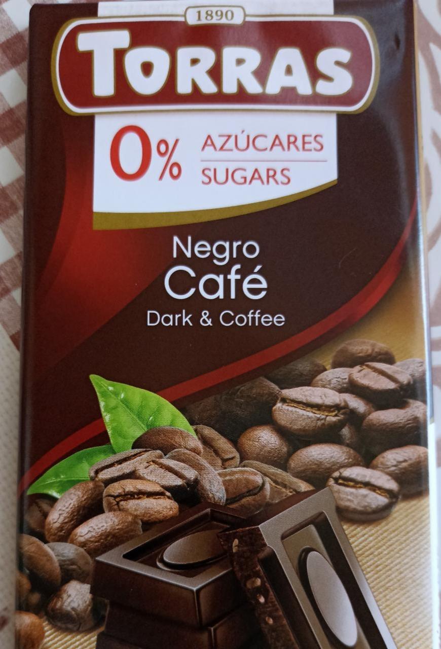 Фото - Шоколад черный без сахара с зернами какао Torras