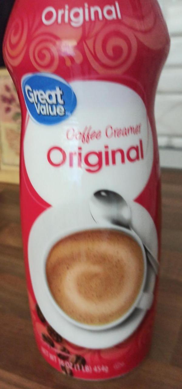 Фото - Сухие сливки Original Coffee Creamer Great Value