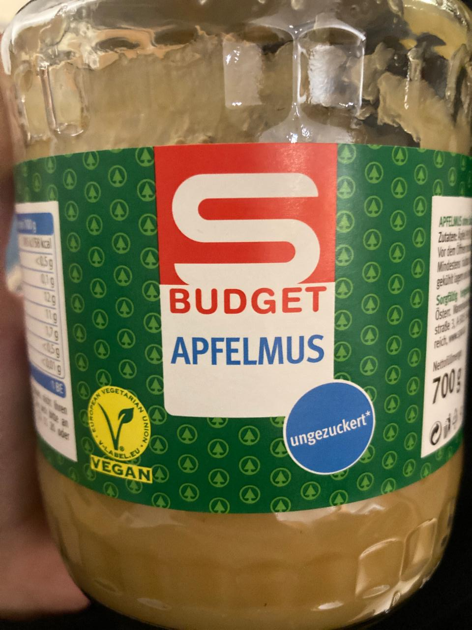Фото - яблочное пюре S Budget