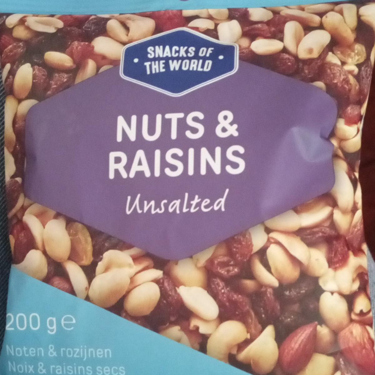 Фото - Nuts und raisins unsalted Snacks of the world