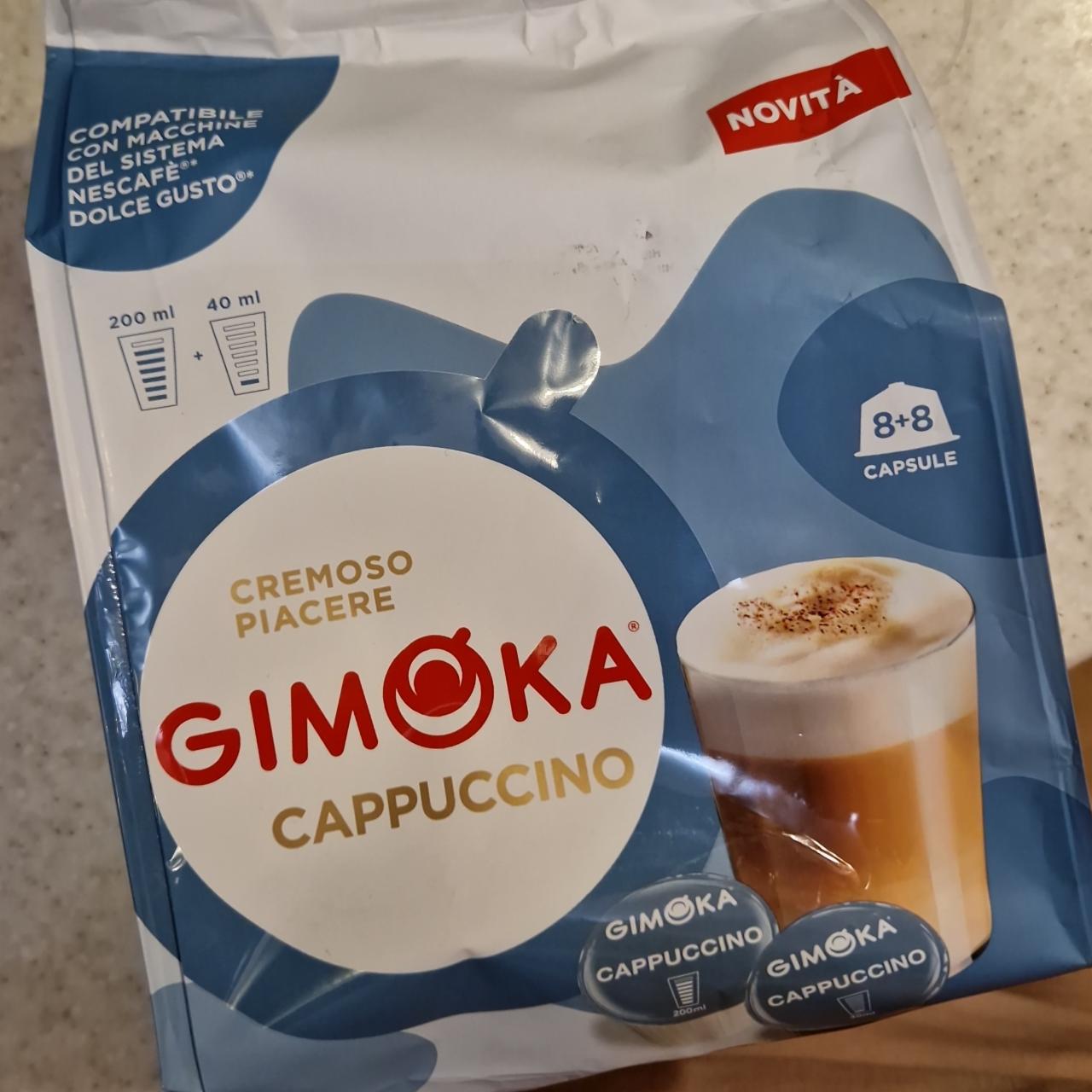 Фото - капсульный кофе капучино GIMOKA