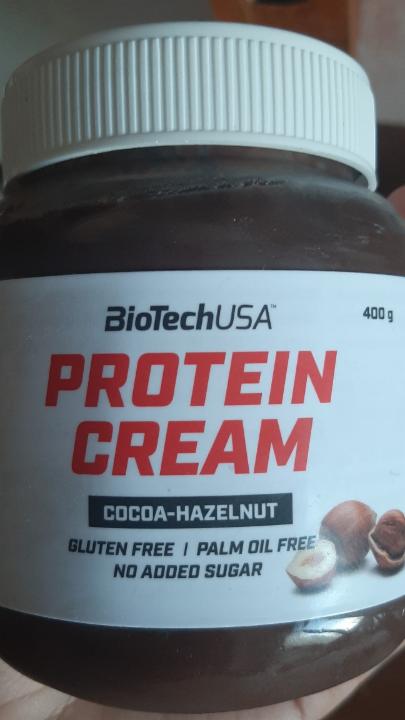 Фото - шоколадно-ореховый крем с протеином Protein cream BiotechUSA