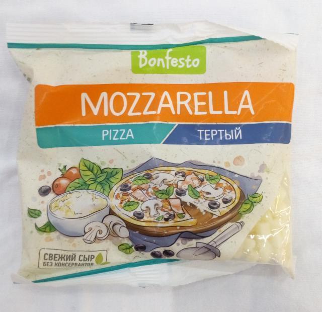 Фото - Сыр тертый mozzarella pizza bonfesto