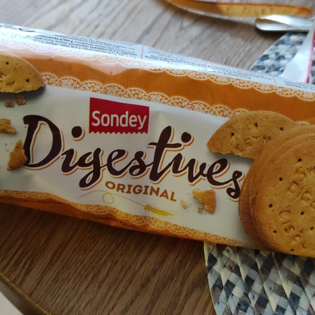 Фото - Печенье digestives oridinal Sondey