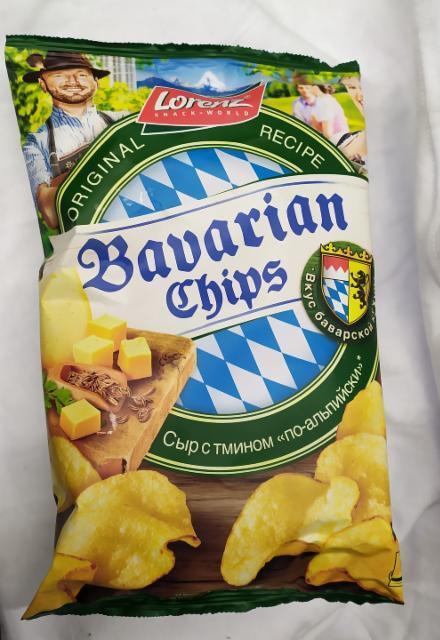 Фото - Bavarian Chips Lorenz сыр с тмином по-альпийски