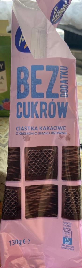 Фото - Ciastka kakaowe s kremem brownie Bonitki