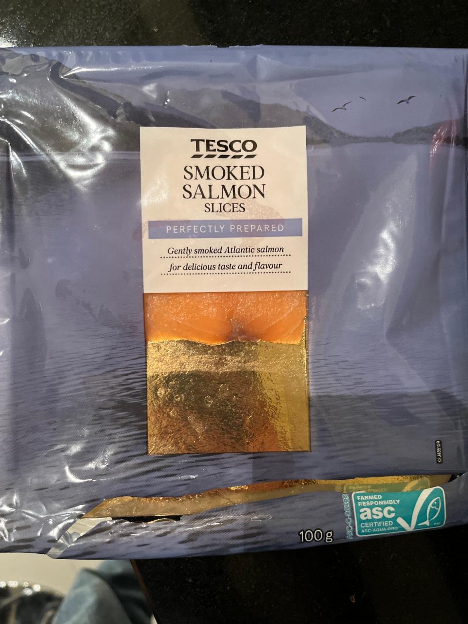Фото - Копченый лосось Smoked salmon slices Tesco
