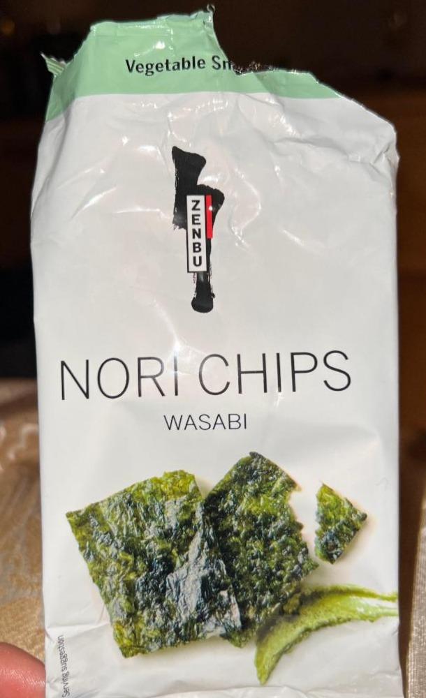 Фото - Чипсы нори с васаби Nori Chips Wasabi Zenbu