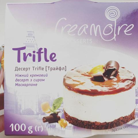 Фото - десерт трайфл Trifle Кремуар Creamolre