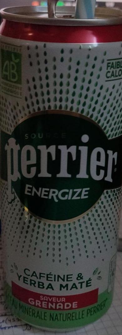 Фото - Напиток энергетический energize гранат Perrier