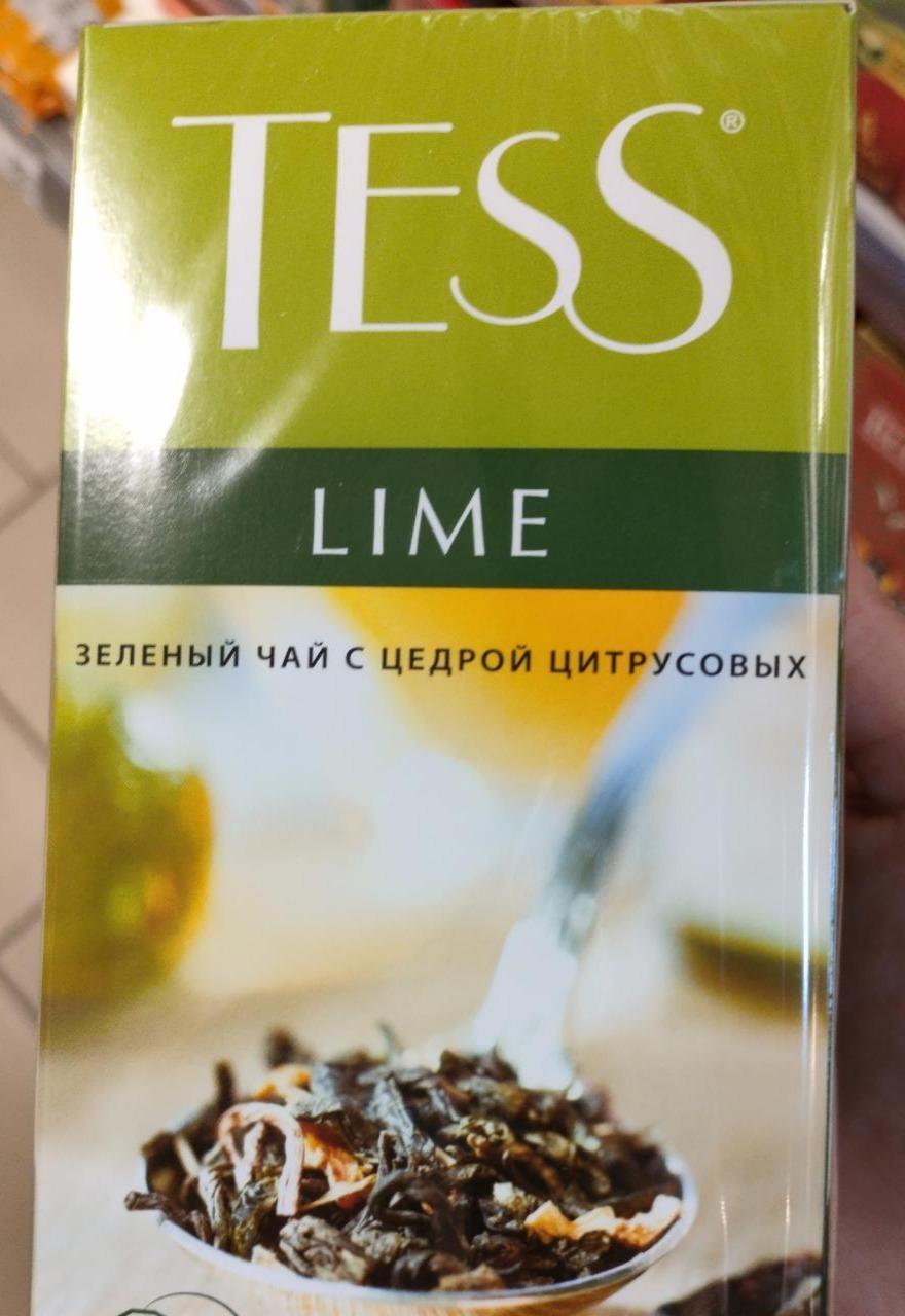 Фото - Tess lime зелёный чай с цедрой цитрусовых