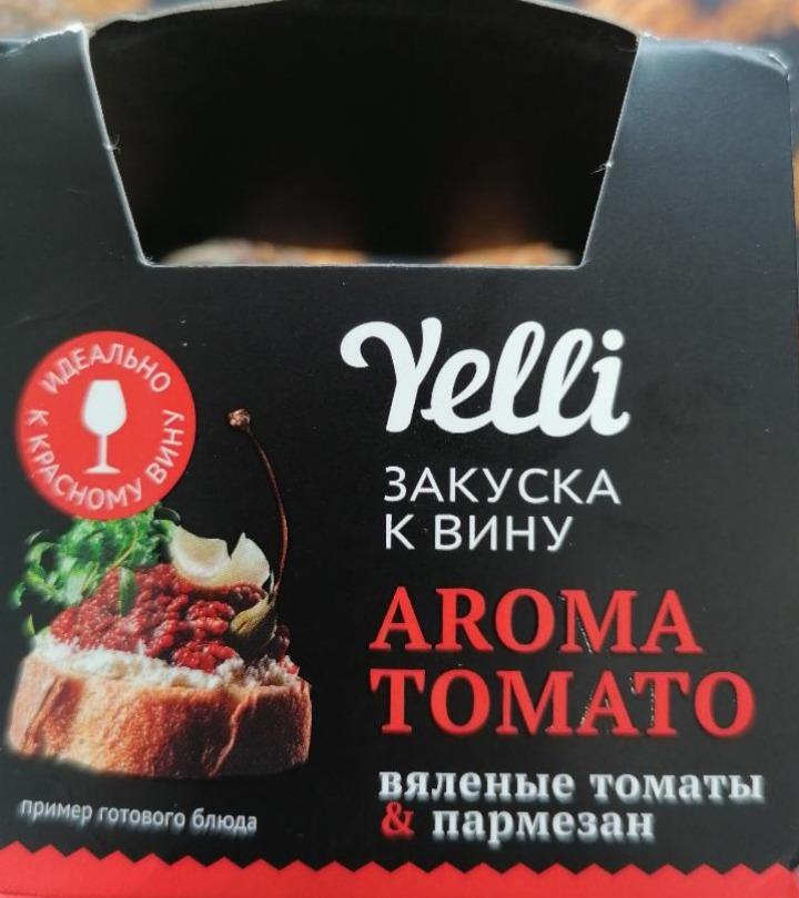 Фото - Закуска к вину Aroma Tomato вяленые томаты и пармезан Yelli