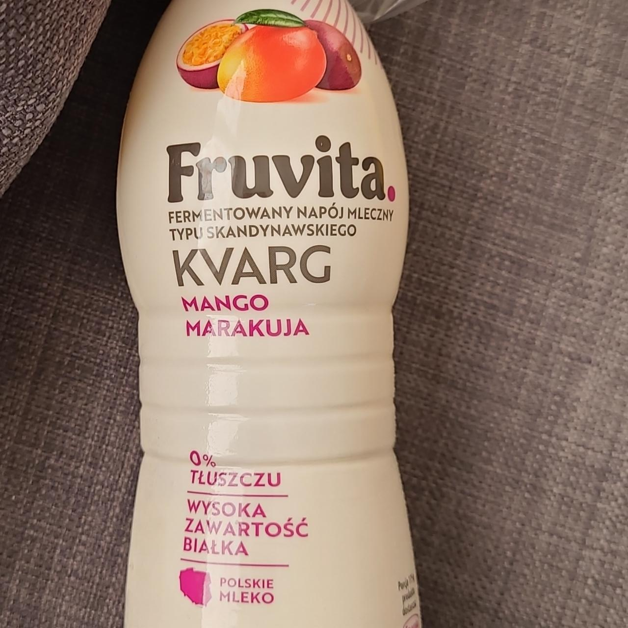 Фото - Fermentowany napój mleczny Kvarg mango marakuja FruVita