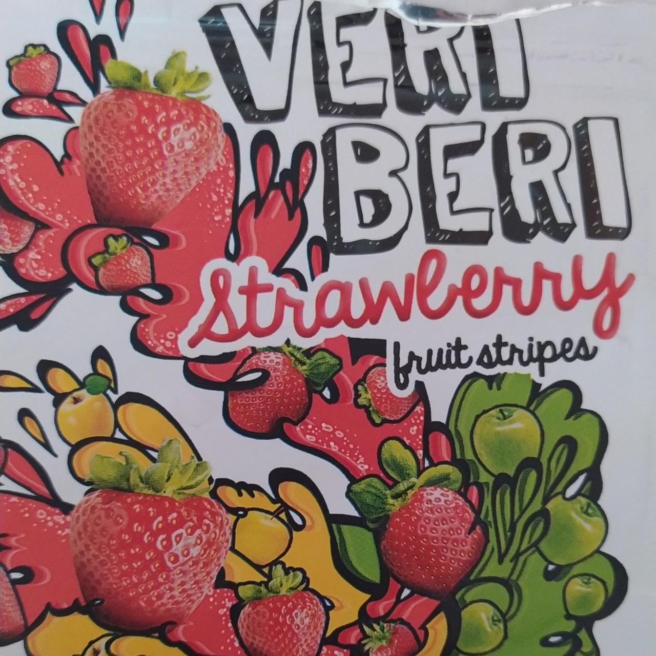 Фото - Stripes strawberry клубничная пастила Veri Beri