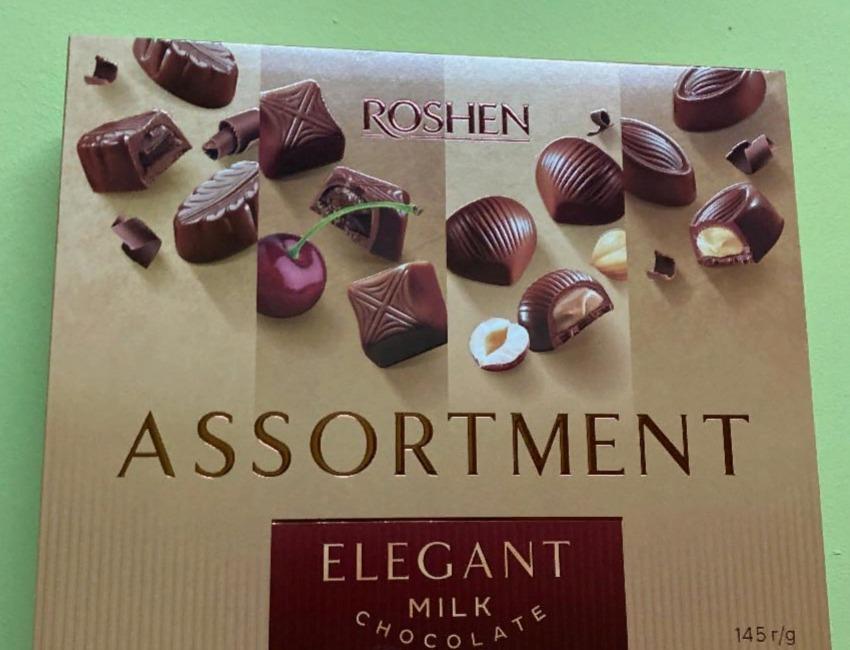 Фото - Конфеты Assortment Milk Chocolate Elegant Roshen