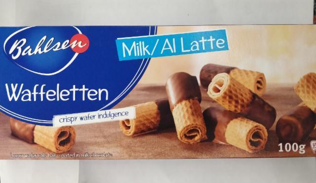 Фото - Crispu wafer indulgence Waffeletten Milk/Al Latte Bahlsen