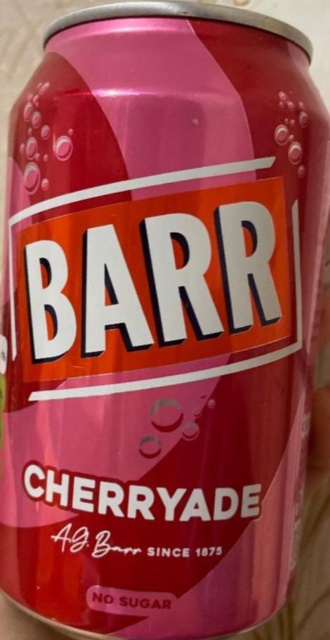 Фото - Напиток с вишнёвым вкусом с сахаром и подсластителем cherryad Barr