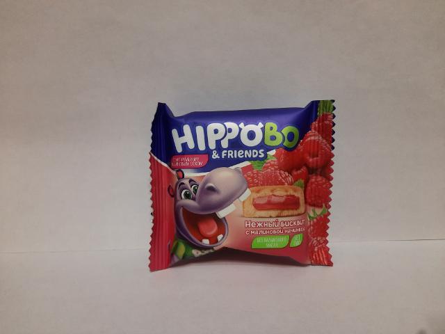 Фото - Пирожное бисквитное с желейной малиновой начинкой Hippobo&friends