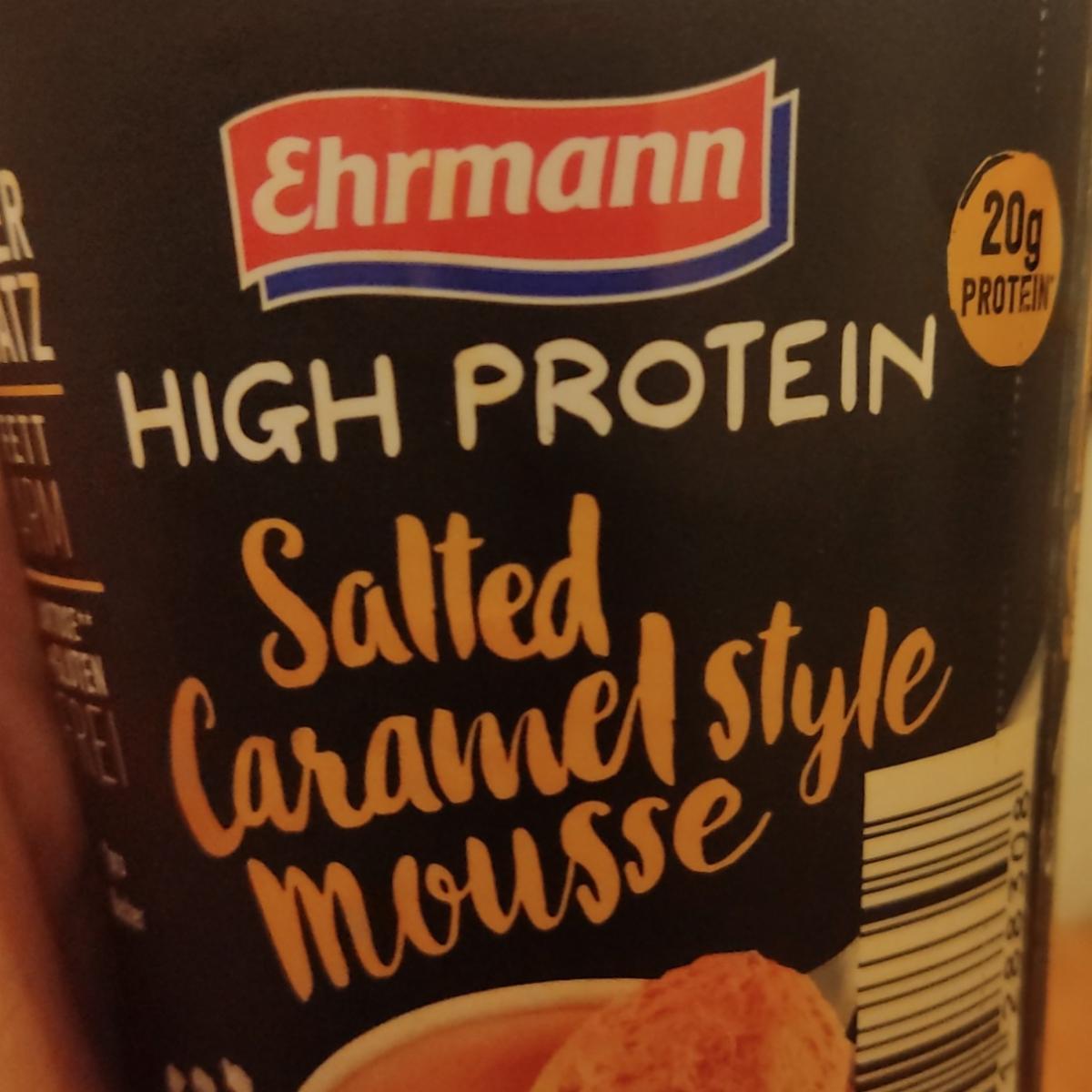 Фото - High Protein Salted Caramel Mouse, Ehrmann