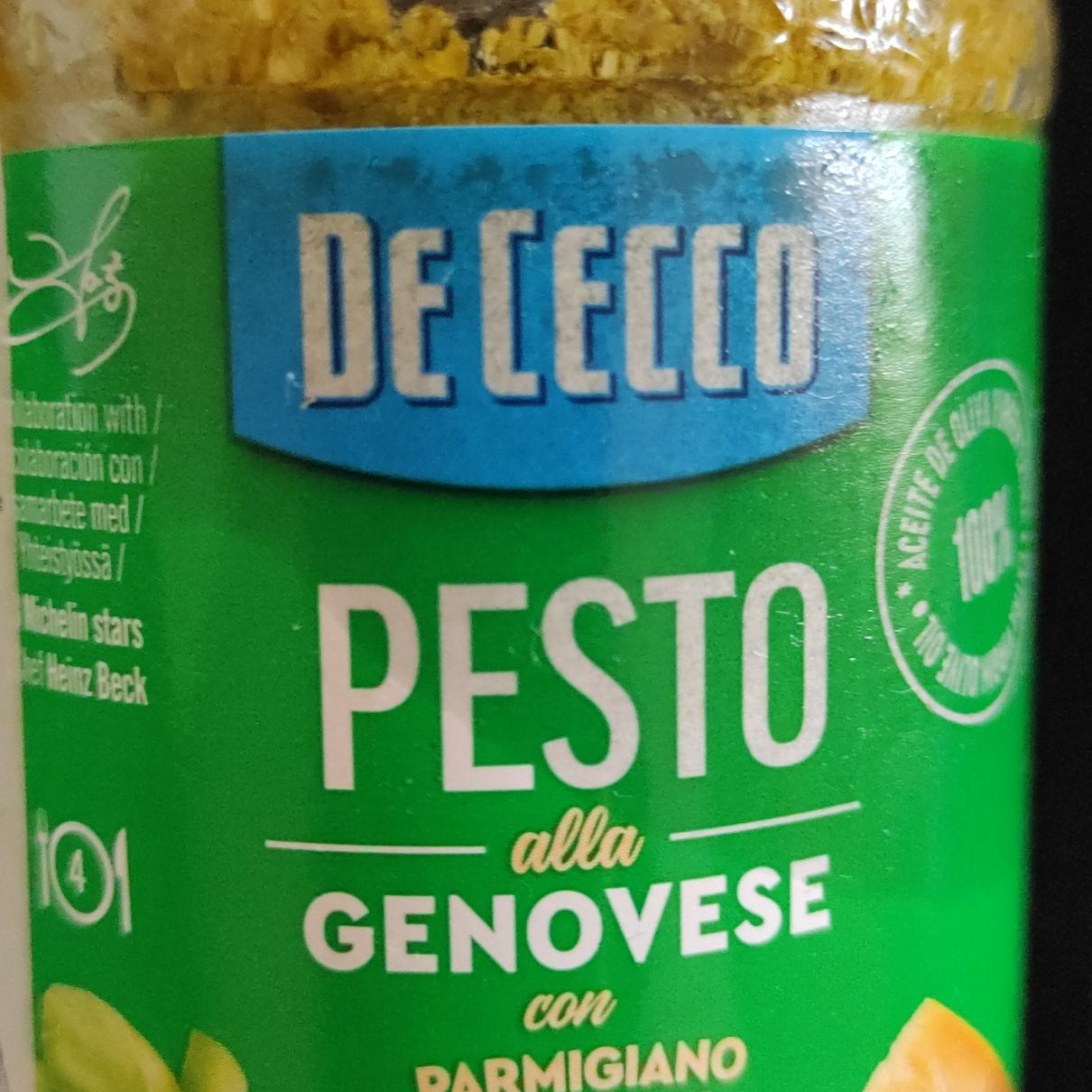 Фото - Соус Песто с базиликом, кедровыми орехами и оливковым маслом De Cecco