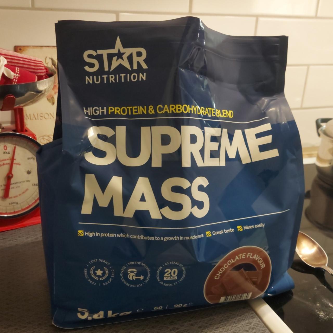 Фото - протеин со вкусом шоколад Supreme mass Star nutrition