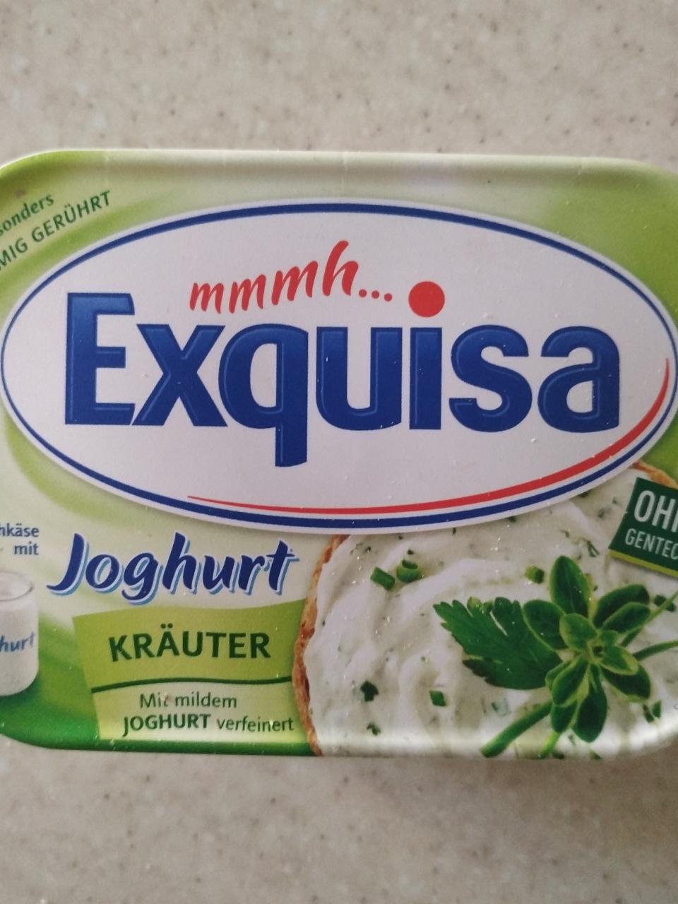 Фото - Сыр сливочный йогурт лайт с травами 14% Exquisa