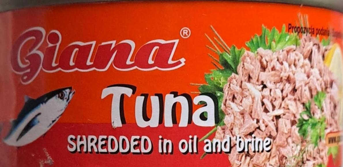 Фото - Тунец измельченный в масле и рассоле Tuna Giana