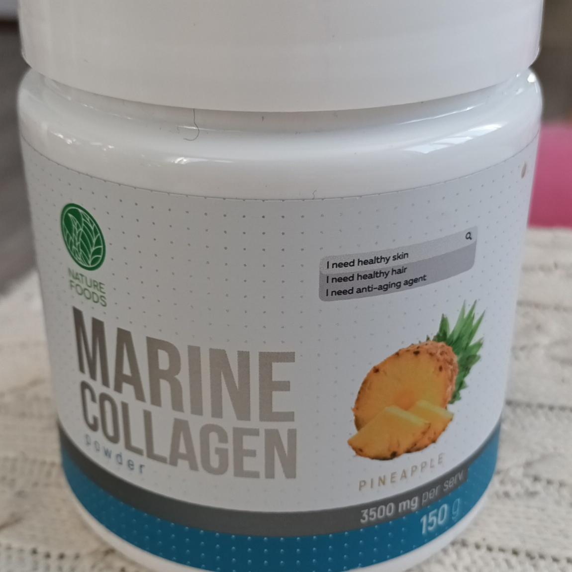 Фото - Marine collagen Морской коллаген со вкусом ананас Nature foods