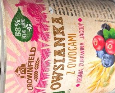 Фото - био овсянка с ягодами протеиновая Crownfield