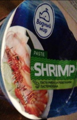 Фото - Паста рыбная с креветками Shrimp Paste Водный мир