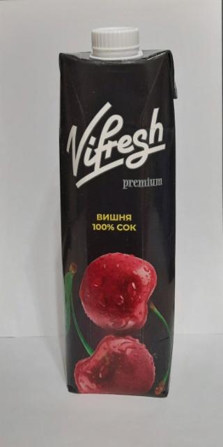 Фото - Сок вишневый восстановленный Vifresh Premium