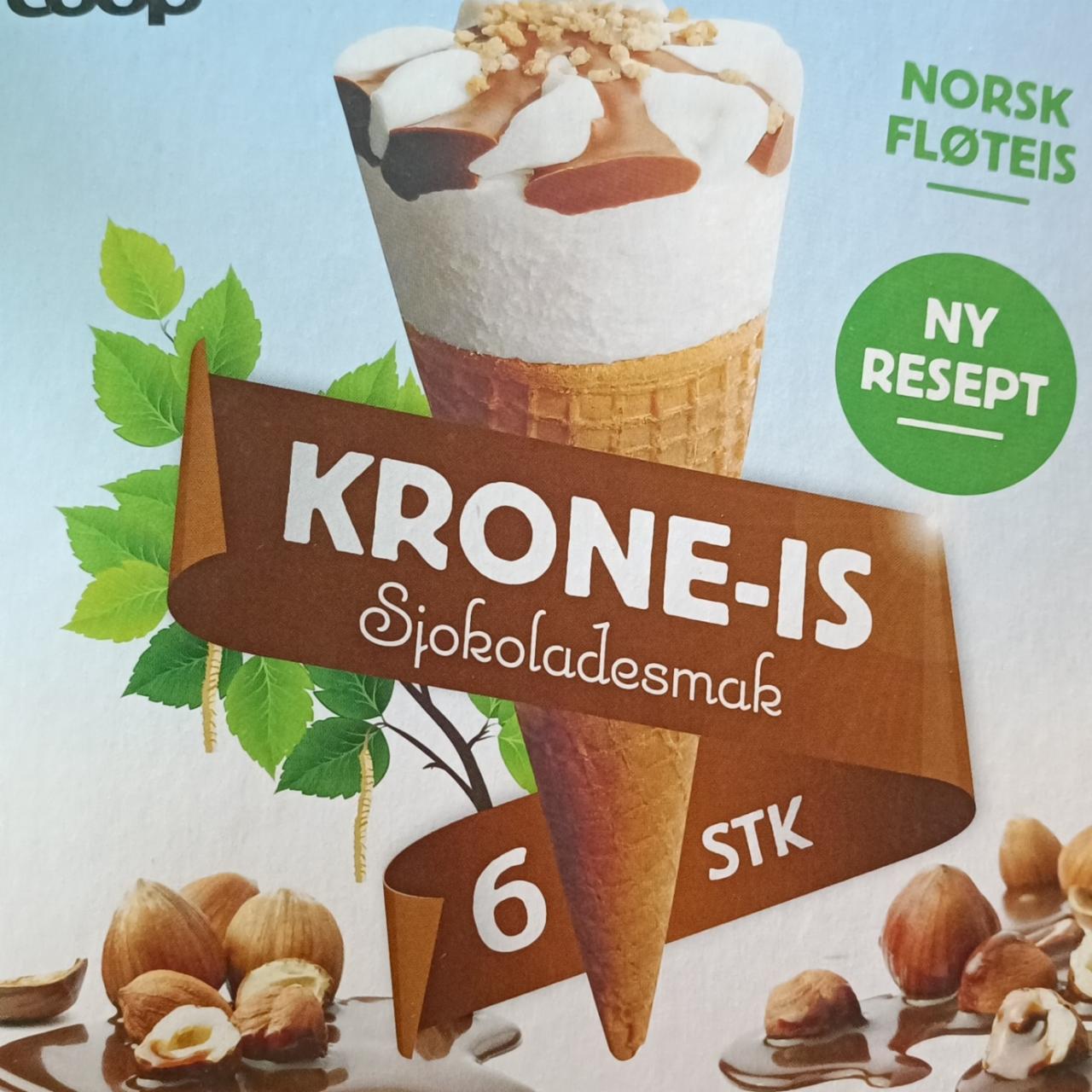Фото - Мороженое рожок с шоколадом и орешками Krone-Is Coop