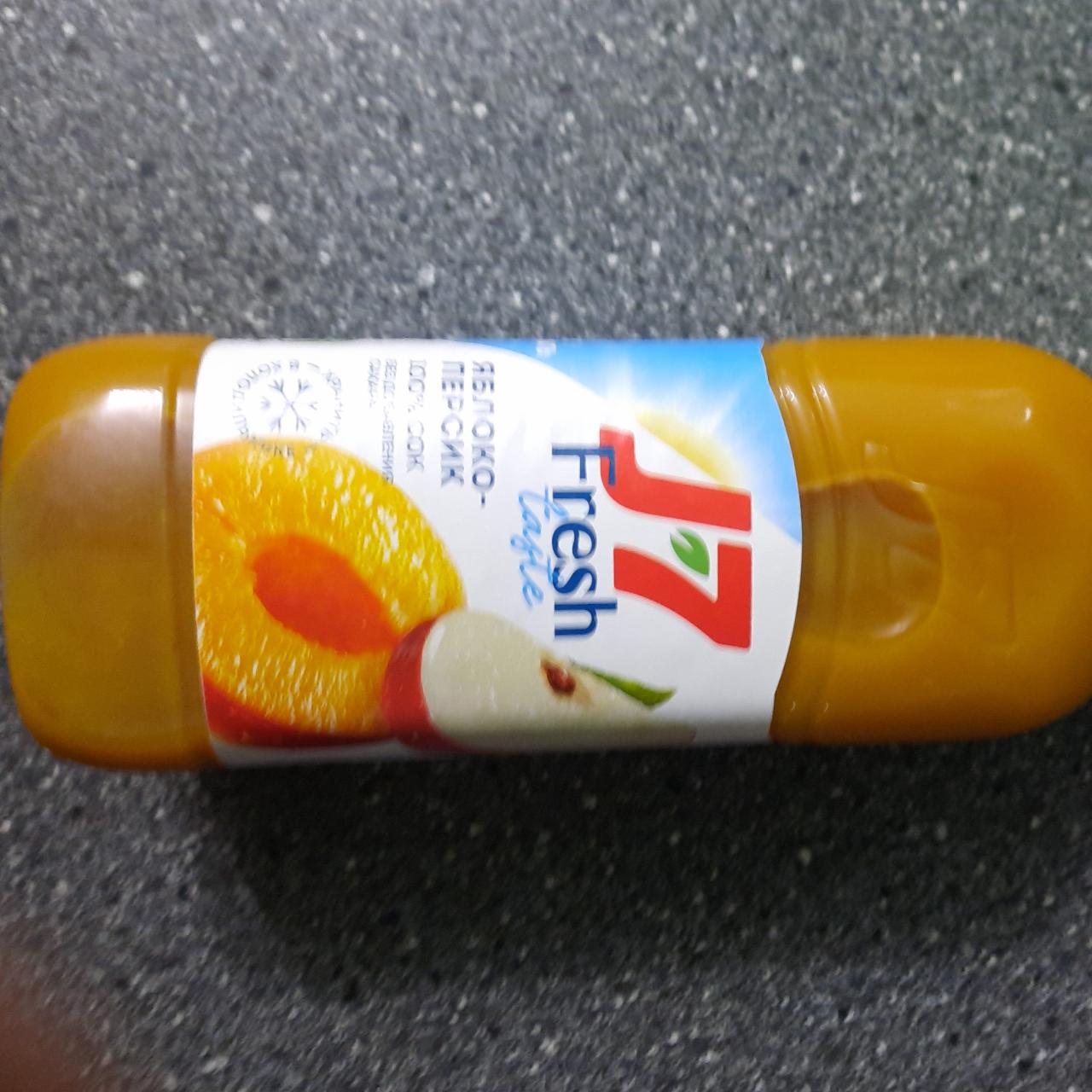 Фото - сок яблоко персик фрукты целиком J7