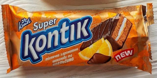 Фото - Пирожное со вкусом шоколада и апельсина Супер Контик Super Kontik Konti