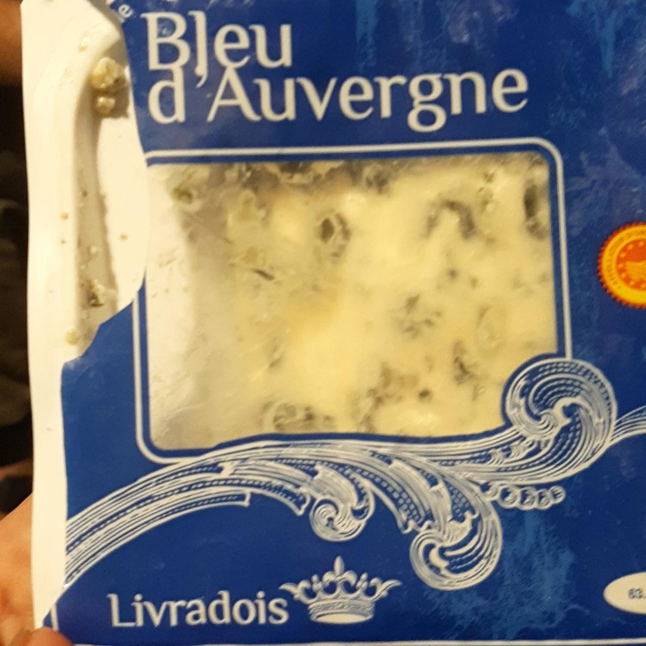 Фото - Сыр Bleu d'Auvergne с голубой плесенью 50% Livradois