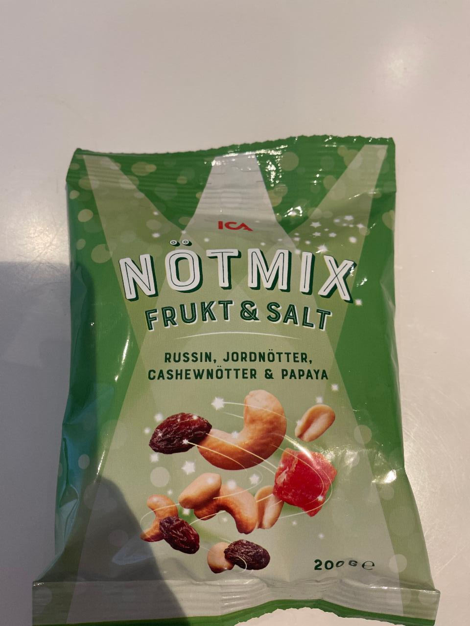 Фото - Notmix frukt&salt смесь орехов и сухофруктов ICA