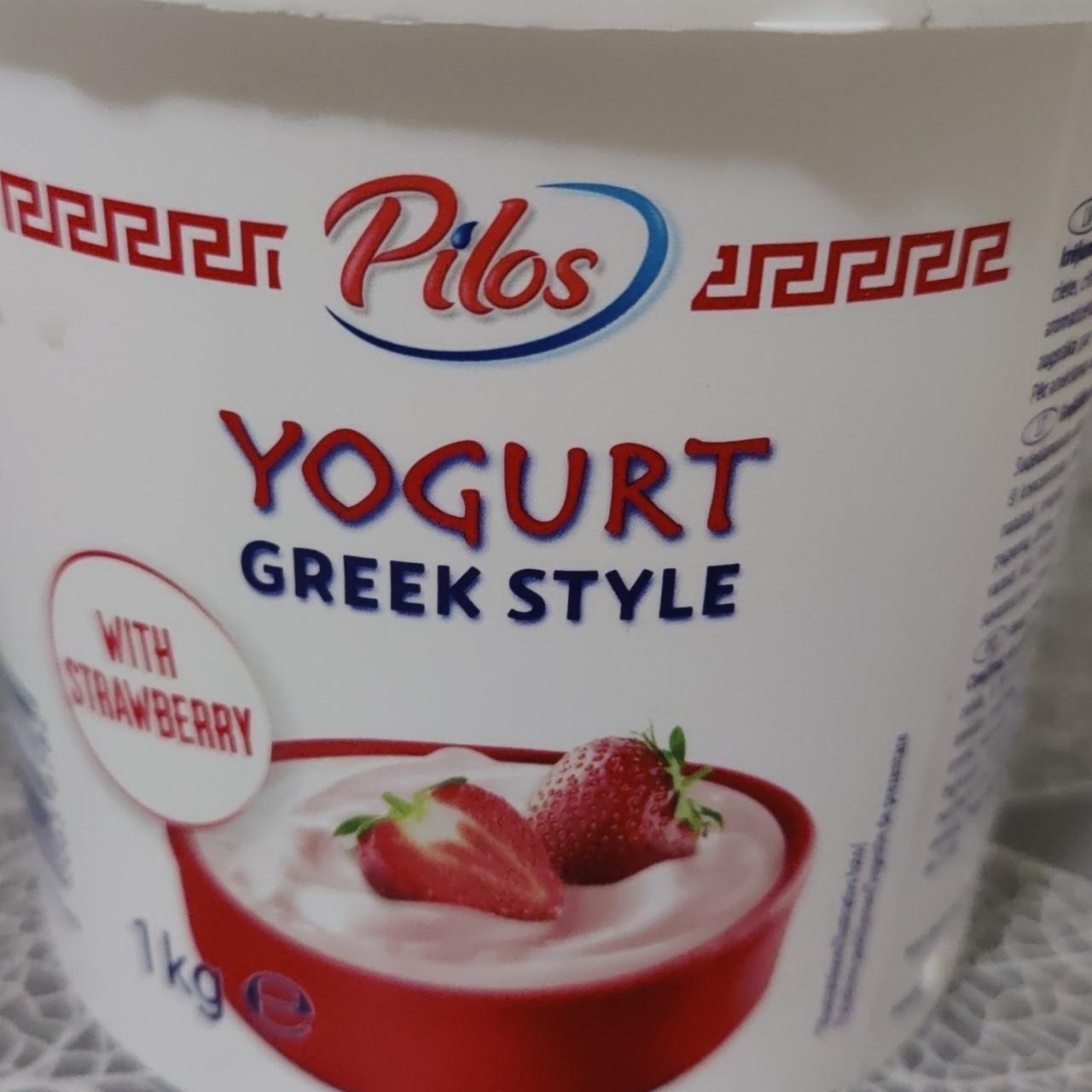 Фото - Йогурт клубничный 8.2% Pilos