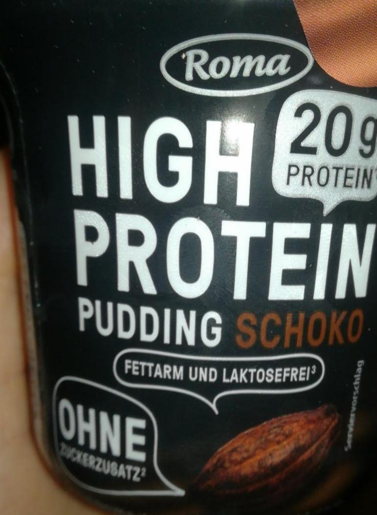 Фото - протеиновый пуддинг шоколадный Pudding Schoko Roma