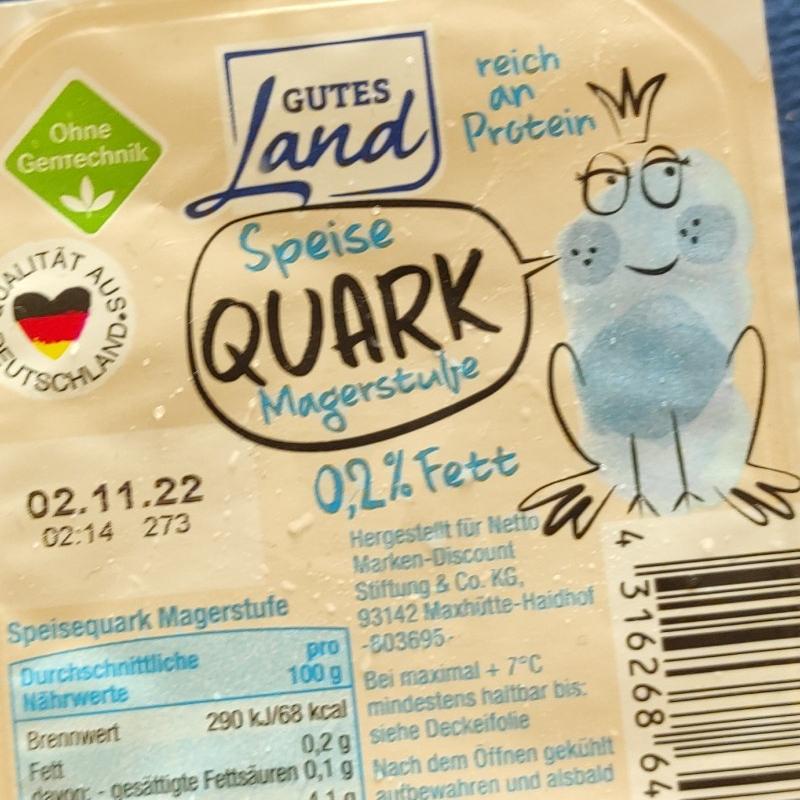 Фото - кисломолочный продукт Quark 0,2% Gutes Land