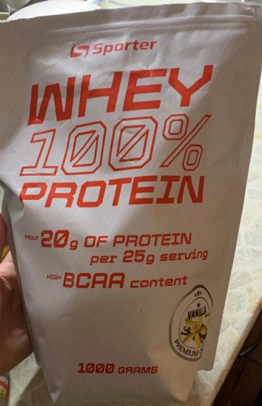 Фото - Whey 100% protein vanilla Sporter