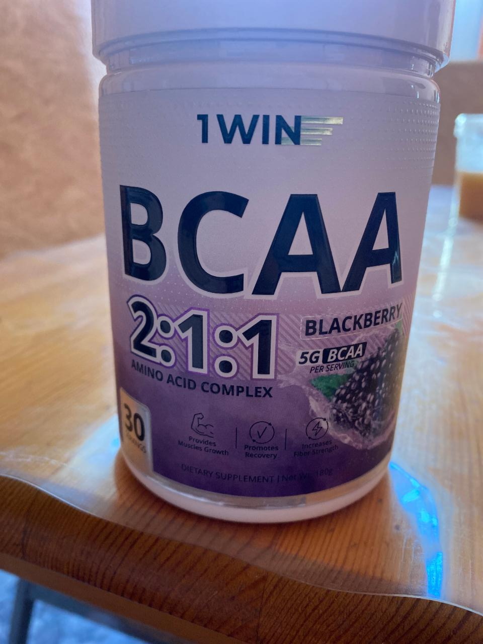 Фото - BCAA 2:1:1 вкус ежевика blackberry 1Win