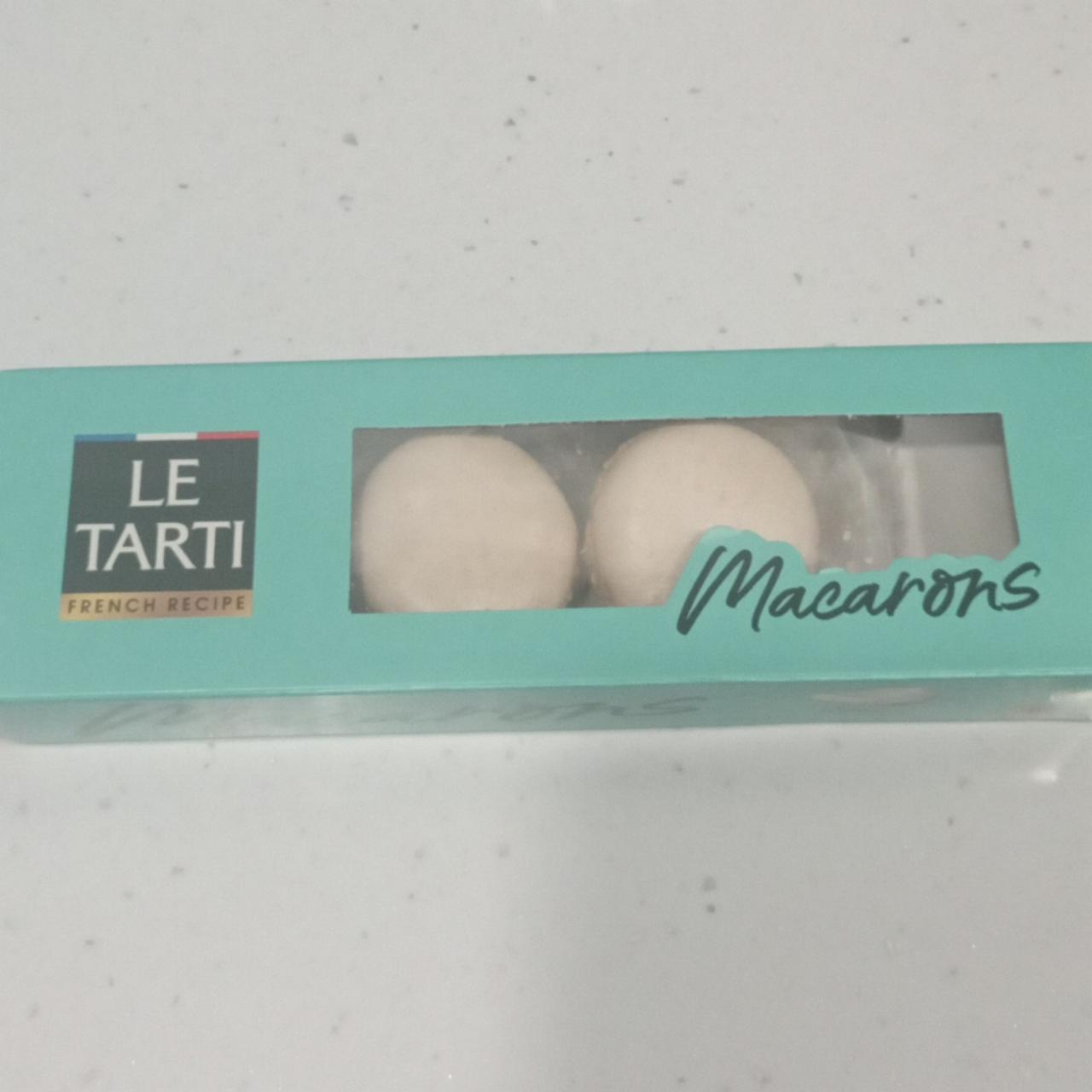 Фото - пирожные макаруны кокосовые Le tarti