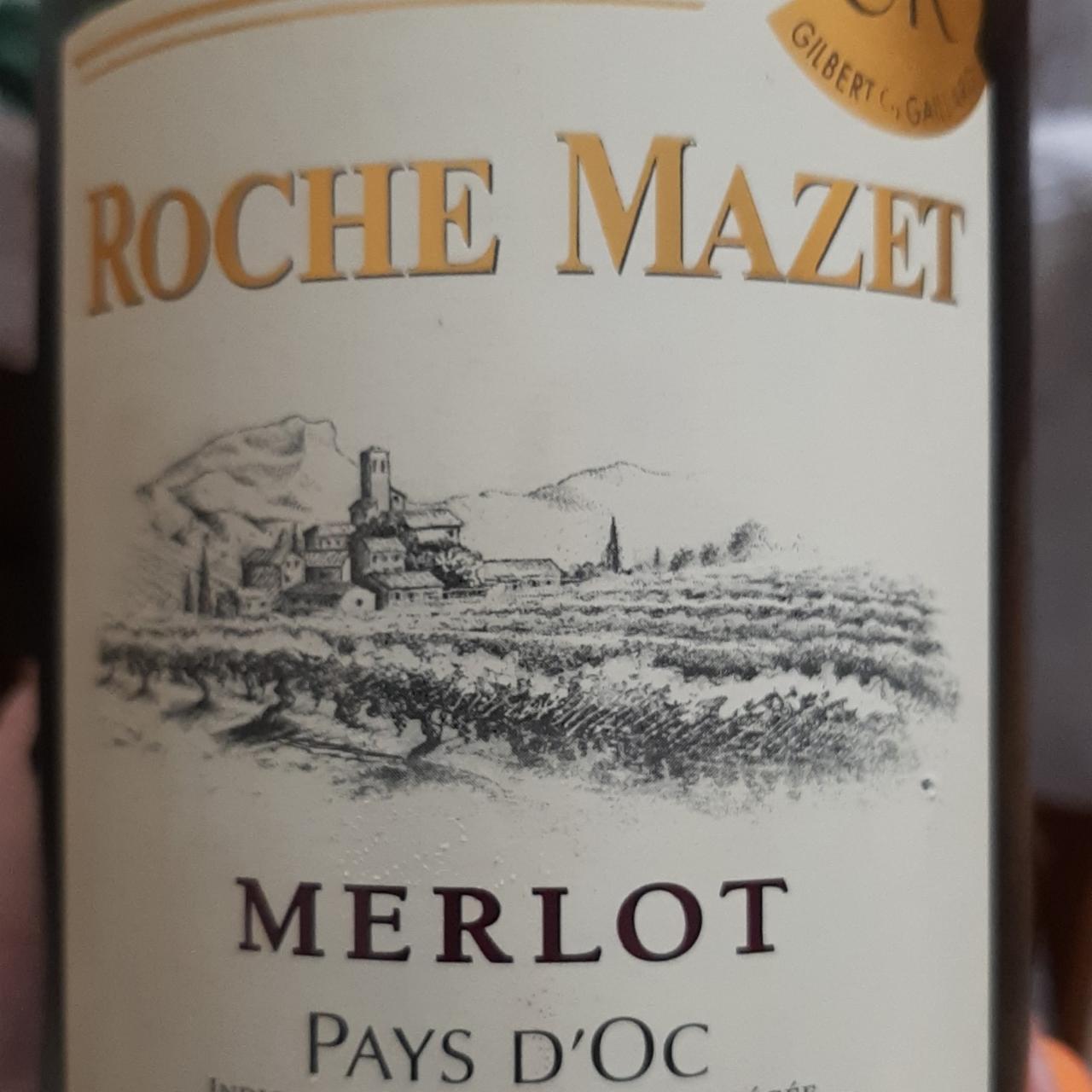 Фото - Вино сортовое ординарное полусухое красное Roche Mazet