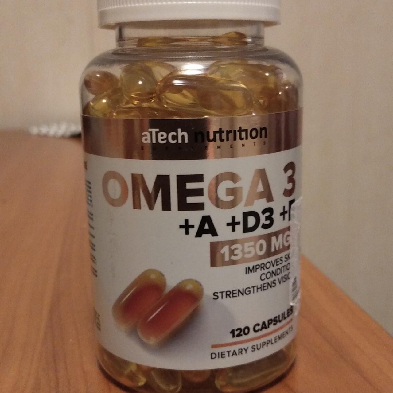 Фото - Omega 3+A+D3+E aTech nutrition